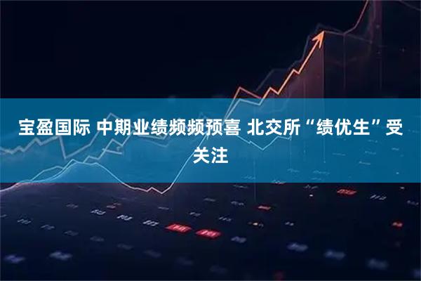 宝盈国际 中期业绩频频预喜 北交所“绩优生”受关注
